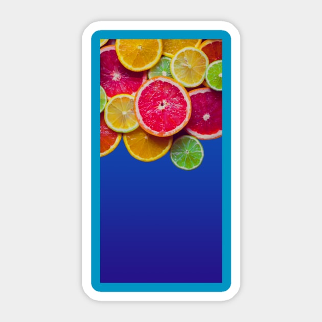 Citrus Delite! Sticker by Whole Lotta Pixels